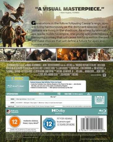 The Kingdom Of The Planet Of The Apes (Królestwo Planety Małp) [Blu-Ray]