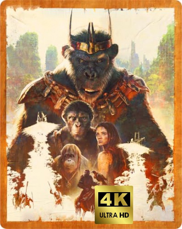 The Kingdom Of The Planet Of The Apes (Królestwo Planety Małp) (steelbook) [Blu-Ray 4K]+[Blu-Ray]