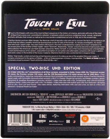 Touch Of Evil Standard Edition (Dotyk zła) [2xBlu-Ray 4K]