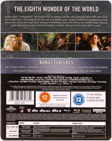 King Kong (steelbook) [Blu-Ray 4K]+[Blu-Ray]