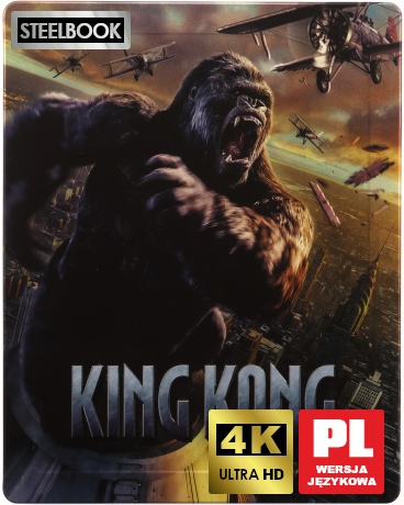 King Kong (steelbook) [Blu-Ray 4K]+[Blu-Ray]