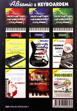 Biesiada na keyboard - nuty na keyboard, akordy, teksty piosenek - Jacek Gąsior [KSIĄŻKA]