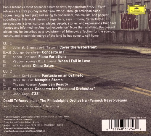 Daniil Trifonov: My American Story: North [2CD]