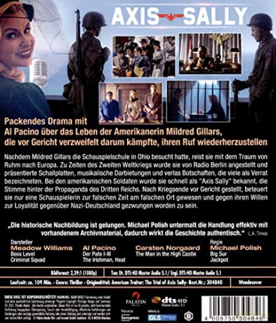 American Traitor: The Trial of Axis Sally (W pułapce zdrady) [Blu-Ray]