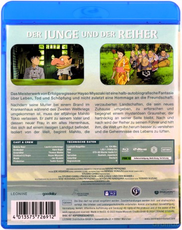 The Boy and the Heron (Chłopiec i czapla) [Blu-Ray]