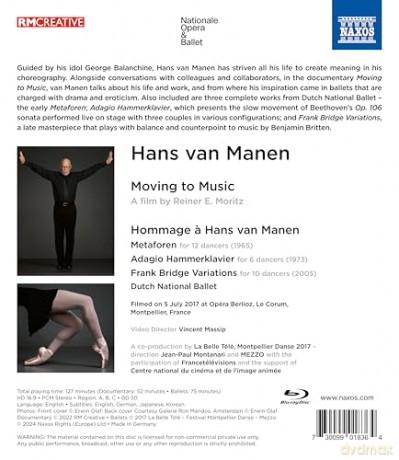 Hans Van Manen - Hommage a Hans van Mannen [Blu-Ray]