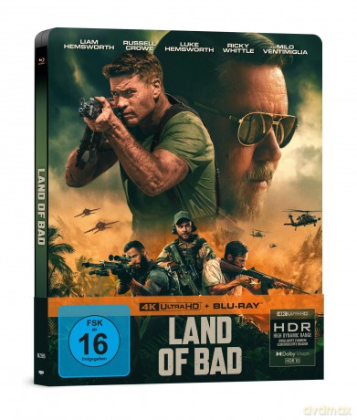 Land of Bad (Strefa wroga) (steelbook) [Blu-Ray 4K]+[Blu-Ray]
