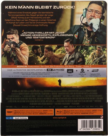 Land of Bad (Strefa wroga) (steelbook) [Blu-Ray 4K]+[Blu-Ray]
