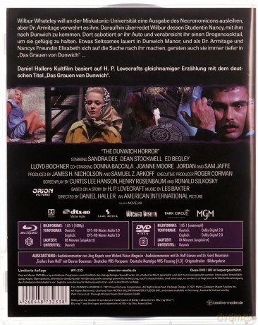 The Dunwich Horror (Horror w Dunwich) [Blu-Ray]+[DVD]
