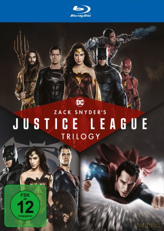 Zack Snyder's Justice League Trilogy: Man of Steel / Batman v Superman: Dawn of Justice/ Zack Snyder's Justice League (Człowiek ze stali/ Batman kontra Superman: Świt sprawiedliwości/ Liga Sprawiedliwości Zacka Snydera) [4xBlu-Ray]