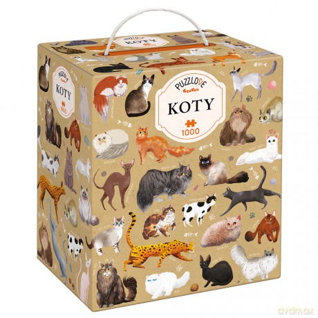 CZUCZU 1000 el. Puzzlove Koty [PUZZLE]