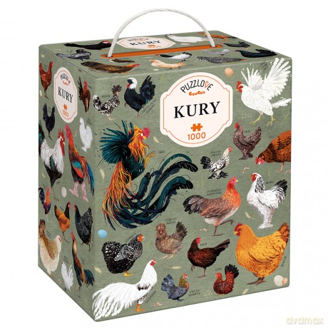 CZUCZU 1000 el. Puzzlove Kury [PUZZLE]