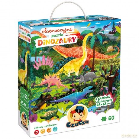 CZUCZU 60 el. obserwacyjne Dinozaury [PUZZLE]