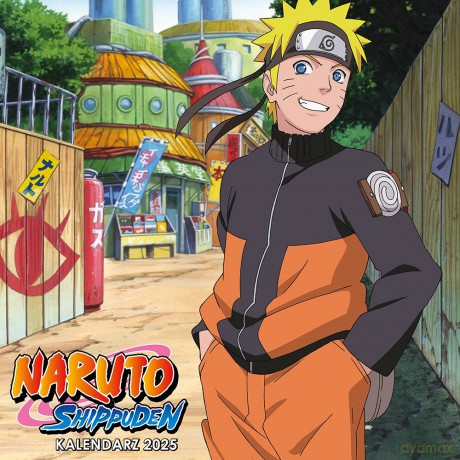 Kalendarz 2025 Naruto Shippuden ścienny [KALENDARZ]