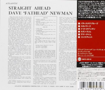 David ''Fathead''' Newman: Straight Ahead [CD]