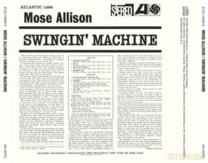Mose Allison: Swingin' Machine [CD]