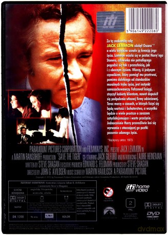 Ocalić tygrysa [DVD]