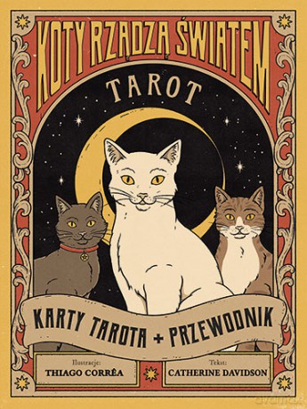 Tarot. Koty rządzą światem. Karty tarota + przewodnik - Catherine Davidson [KSIĄŻKA]