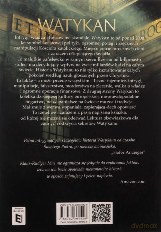 Watykan. Mroczna historia światowej potęgi - Klaus-Rüdiger Mai [KSIĄŻKA]