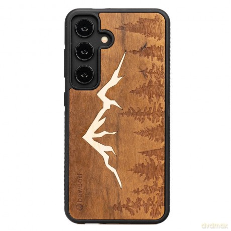 Etui Bewood Góry Imbuia drewniane na Samsung Galaxy A55 5G - jasnobrązowe