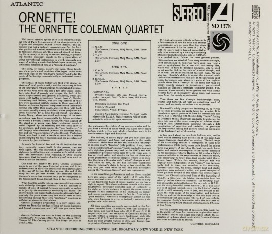 Ornette Coleman: Ornette! [CD]