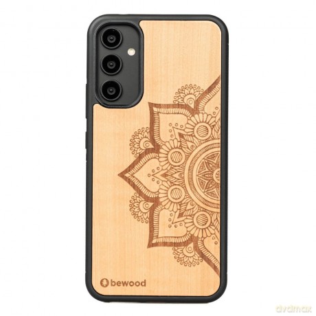 Etui Bewood Mandala Jabłoń drewniane na Samsung Galaxy A54 5G - jasnobrązowe