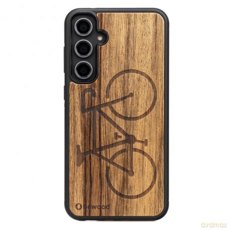 Etui Bewood Rower Limba drewniane na Samsung Galaxy S23 FE - jasnobrązowe