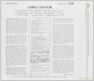 Chris Connor: Chris Connor [CD]
