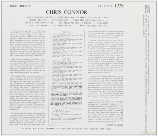 Chris Connor: Chris Connor [CD]