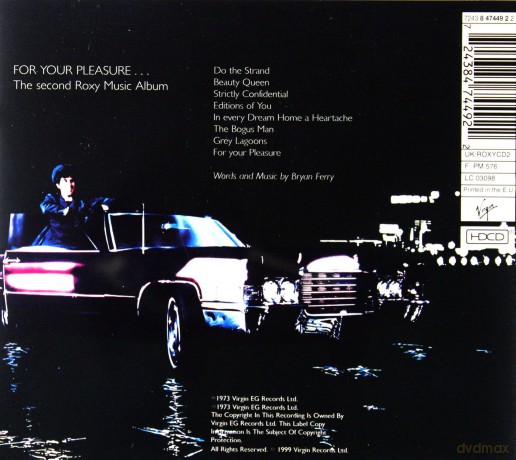 Roxy Music: For Your Pleasure [CD]