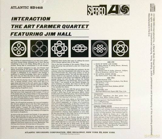 Art Farmer Quartet Featuring Jim Hall: Interaction [CD]