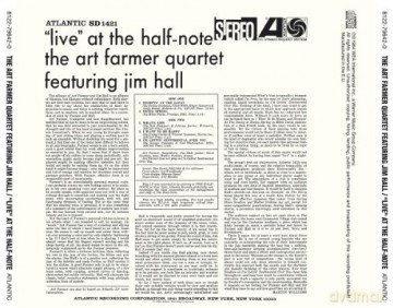 Art Farmer Quartet Featuring Jim Hall: Live At The Half-Note [CD]