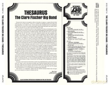 Clare Fischer Big Band: Thesaurus [CD]