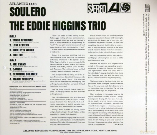 Eddie Higgins Trio: Soulero [CD]
