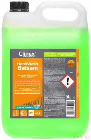 Koncetrat płyn do ręcznego mycia naczyń bez smug i zacieków CLINEX HandWash 5L