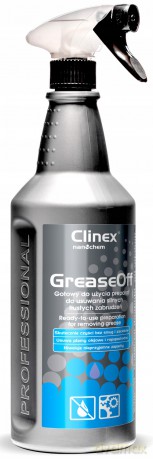 Odtłuszczacz środek do usuwania silnych tłustych zabrudzeń CLINEX GreaseOff 1L