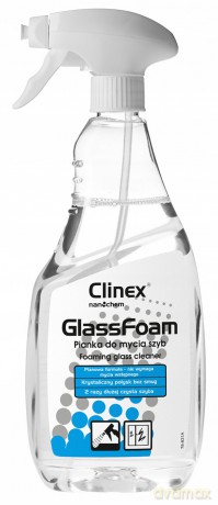 Profesjonalna piana do mycia szyb luster szkła bez smug i zacieków CLINEX Glass Foam 650ML