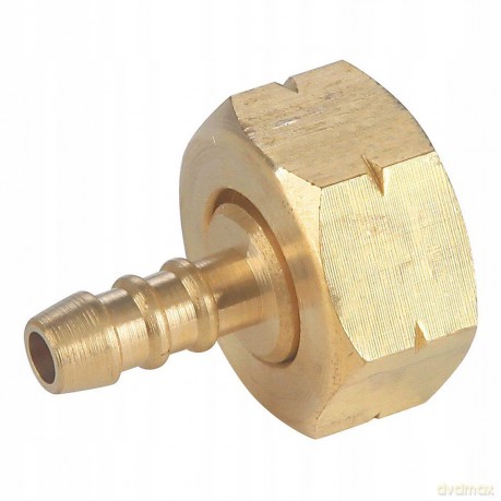 Redukcja przejściówka z butli gazowej 21.8mm LH na wąż gazowy 8x15 mm