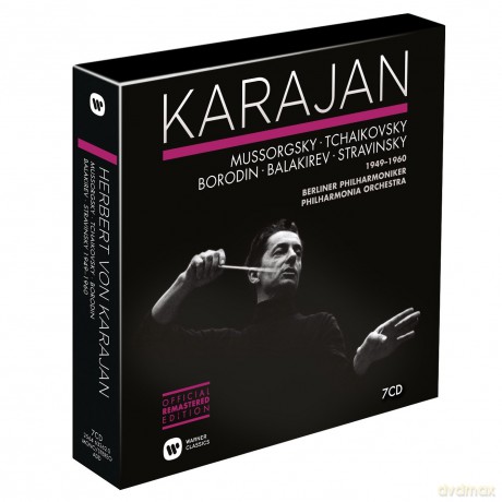 Herbert Von Karajan: The Herbert Von Karajan Collection. Mussorgsky/Tchaikovsky/Borodin/Balakirev/Stravinsky [7CD]
