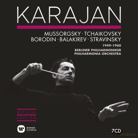 Herbert Von Karajan: The Herbert Von Karajan Collection. Mussorgsky/Tchaikovsky/Borodin/Balakirev/Stravinsky [7CD]