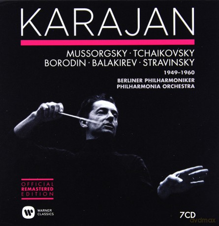 Herbert Von Karajan: The Herbert Von Karajan Collection. Mussorgsky/Tchaikovsky/Borodin/Balakirev/Stravinsky [7CD]
