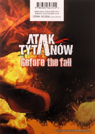 Atak Tytanów - Before the Fall (Tom 2) - Hajime Isayama [KOMIKS]