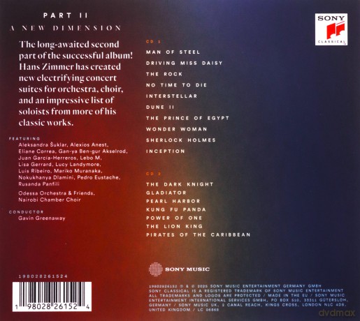 Hans Zimmer: The World of Hans Zimmer - Part II: A New Dimension [2CD]