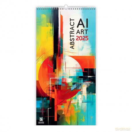 Kalendarz 2025 Abstract AI Art ekskluzywny ścienny [KALENDARZ]