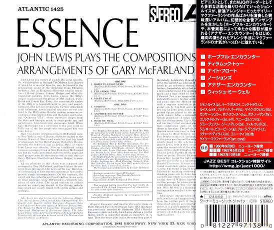 John Lewis: Essence [CD]