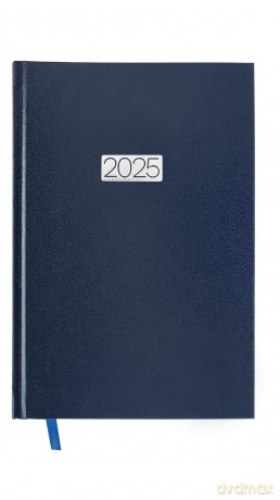 Kalendarz 2025 Ekonomiczny A5 dzienny granatowy KK-A5D E [KALENDARZ]