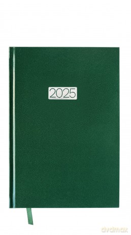 Kalendarz 2025 Ekonomiczny A5 dzienny zielony KK-A5D E [KALENDARZ]