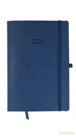 Kalendarz 2025 FLEX A5 dzienny granatowy KKA5DF [KALENDARZ]