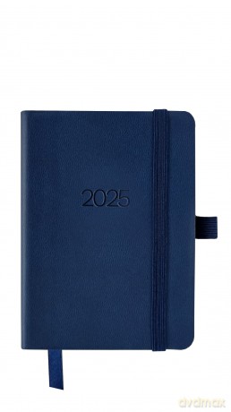 Kalendarz 2025 FLEX kieszonkowy tygodniowy granatowy KK-1Flex [KALENDARZ]