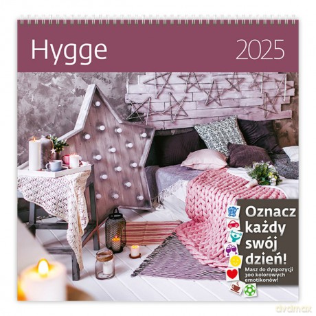 Kalendarz 2025 Hygge ścienny [KALENDARZ]